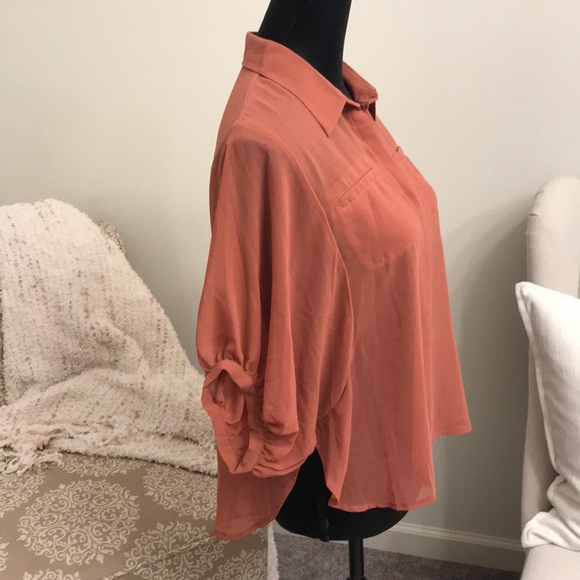 Rust colored blouse - Picture 7 of 8